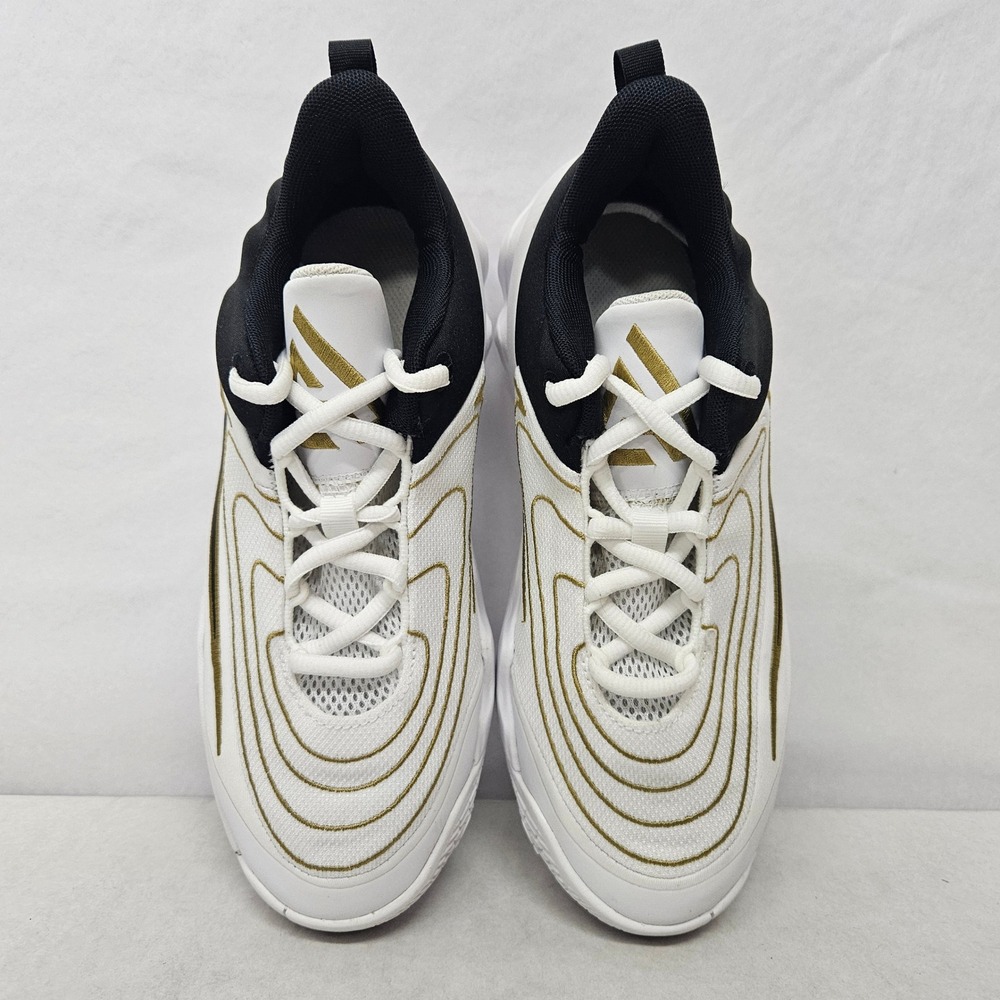 Nike Giannis Immortality 4 GS Shoes FZ6734-100 White Black Gold Kids Size 4.5Y - Picture 6 of 11